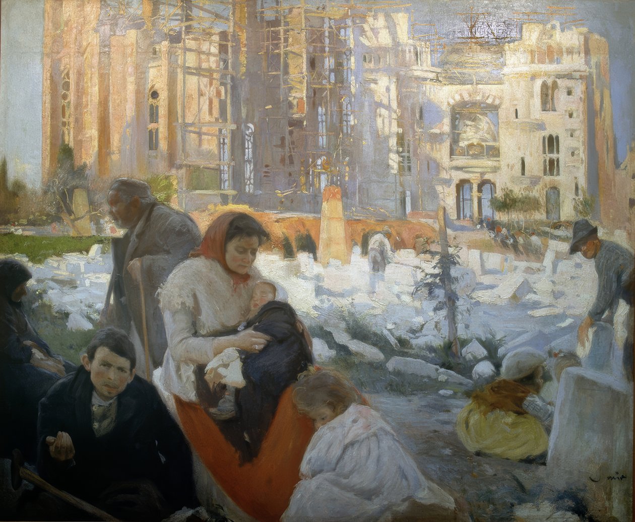 De kathedraal van de armen door Joaquim Mir i Trinxet