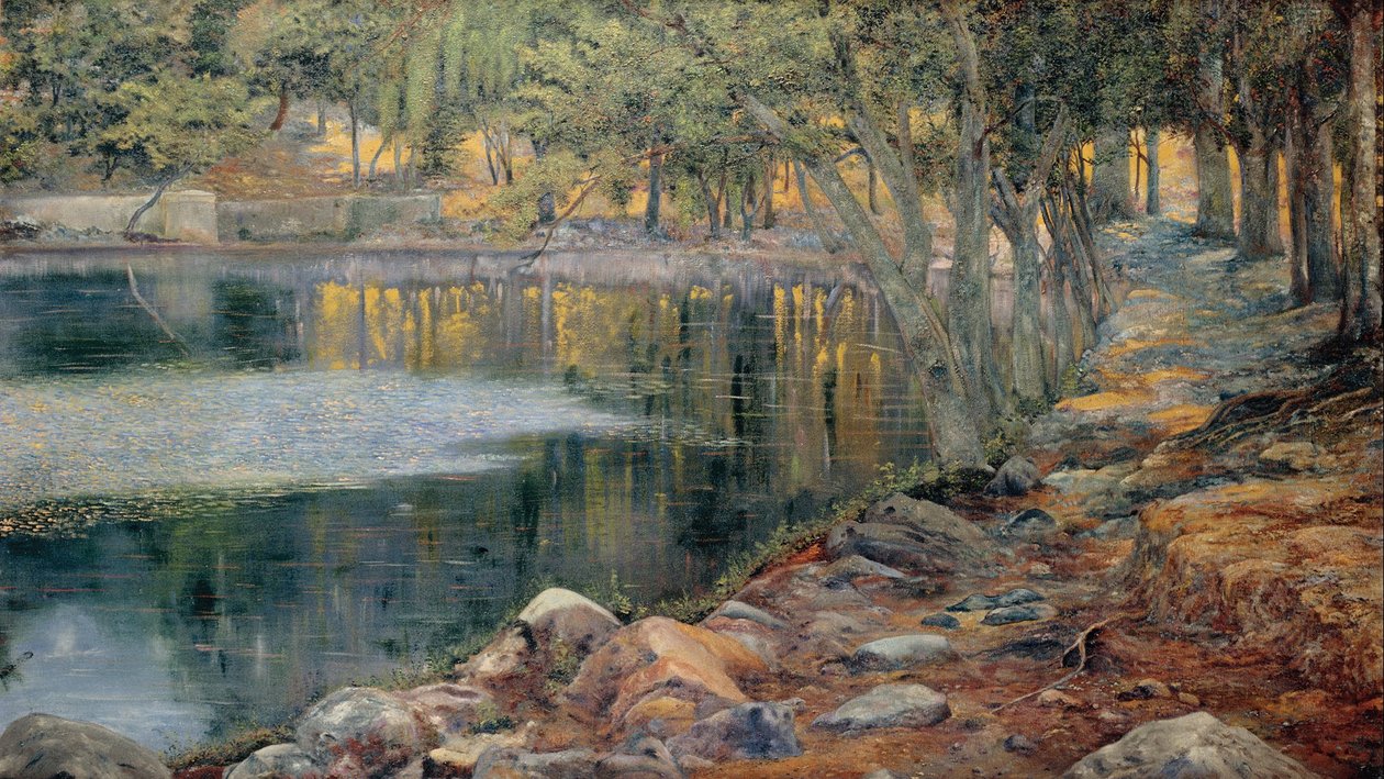 Ontluikende Lente in de Herfst door Joaquín Clausell