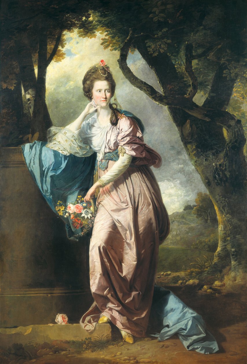 Mevrouw Woodhull door Johan Joseph Zoffany