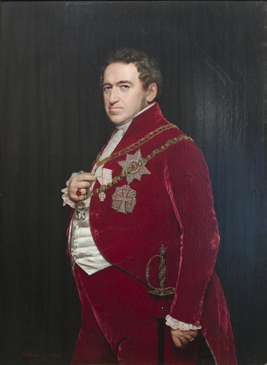 Koning Christian VIII door Johan Vilhelm Gertner
