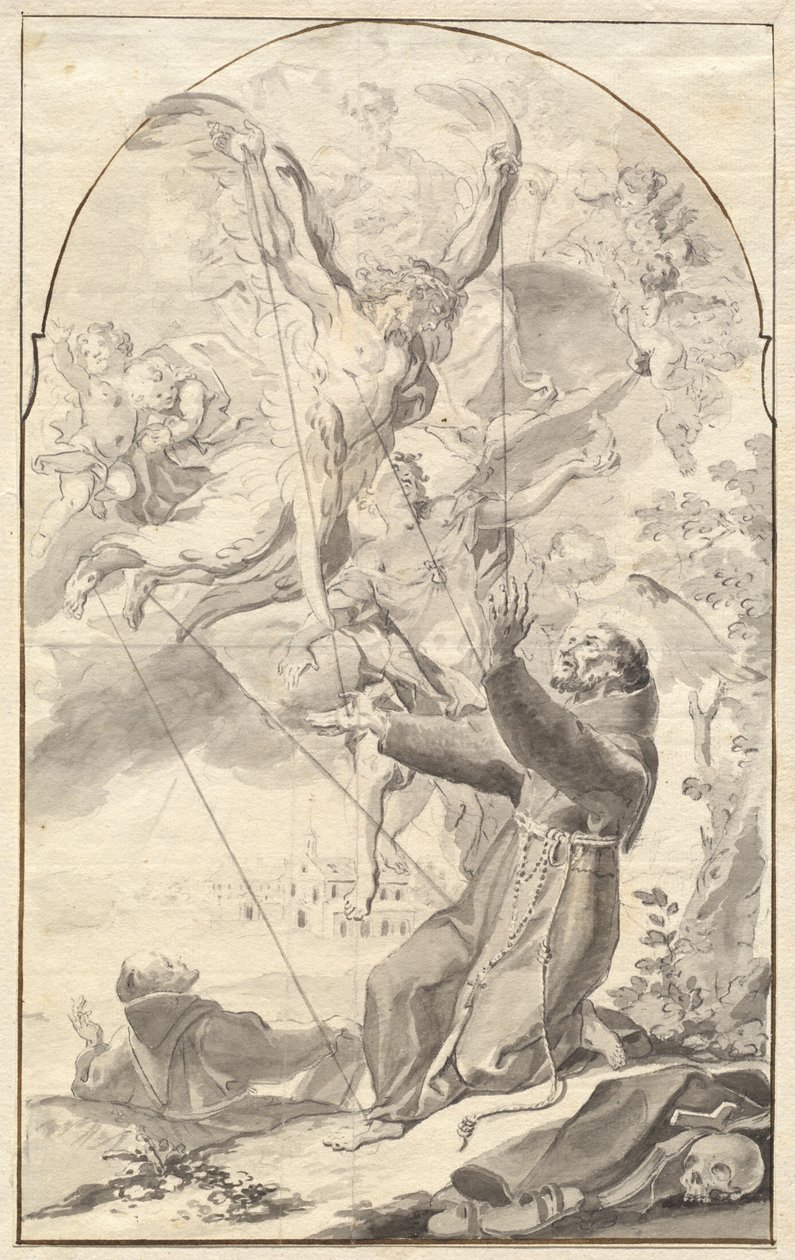 De Stigmatisatie van Sint Franciscus door Johan Baptist Enzensberger