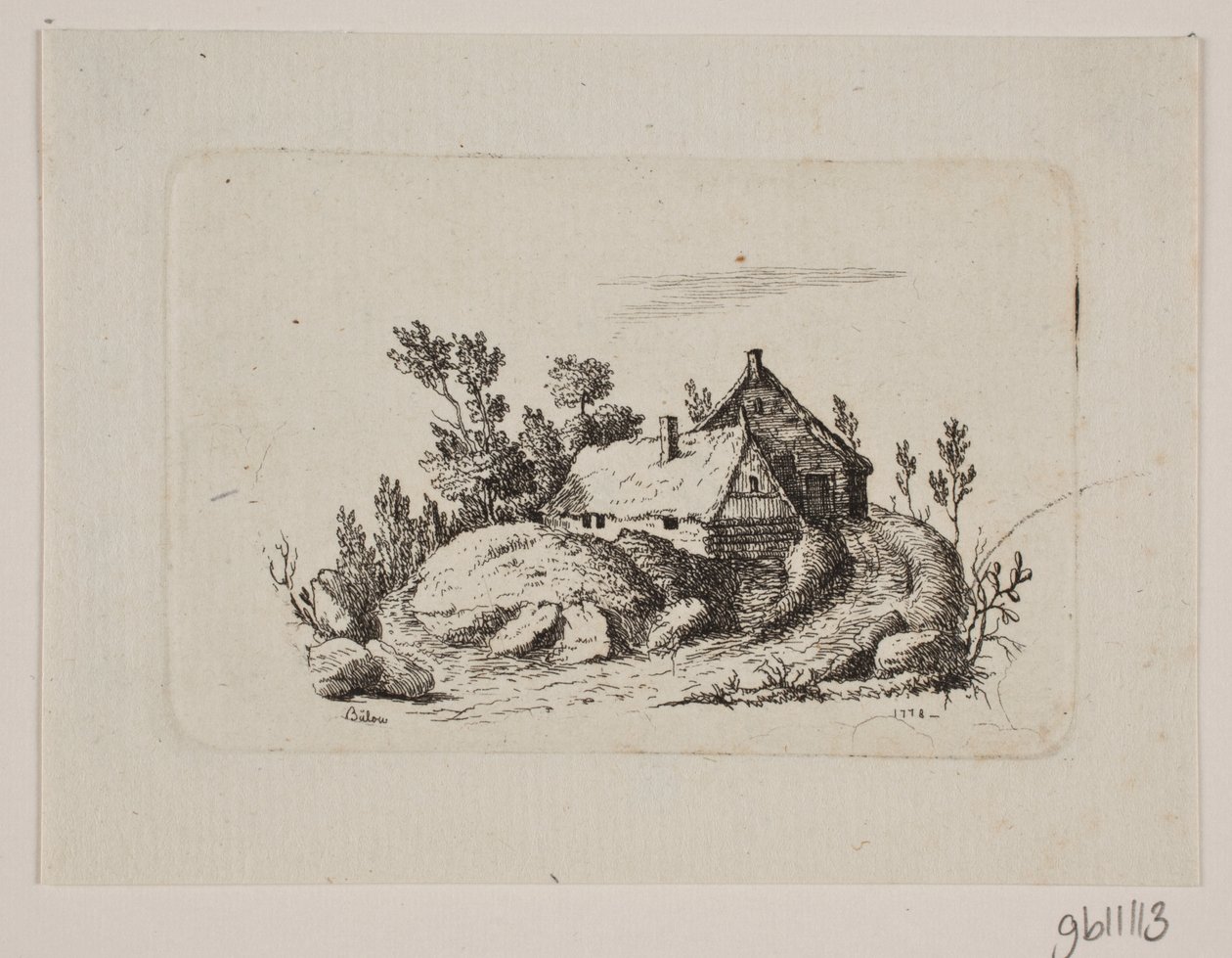 Landschap door Johan Bülow