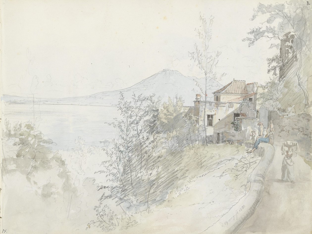 Uit de omgeving van Castellammare door Johan Christian Dahl