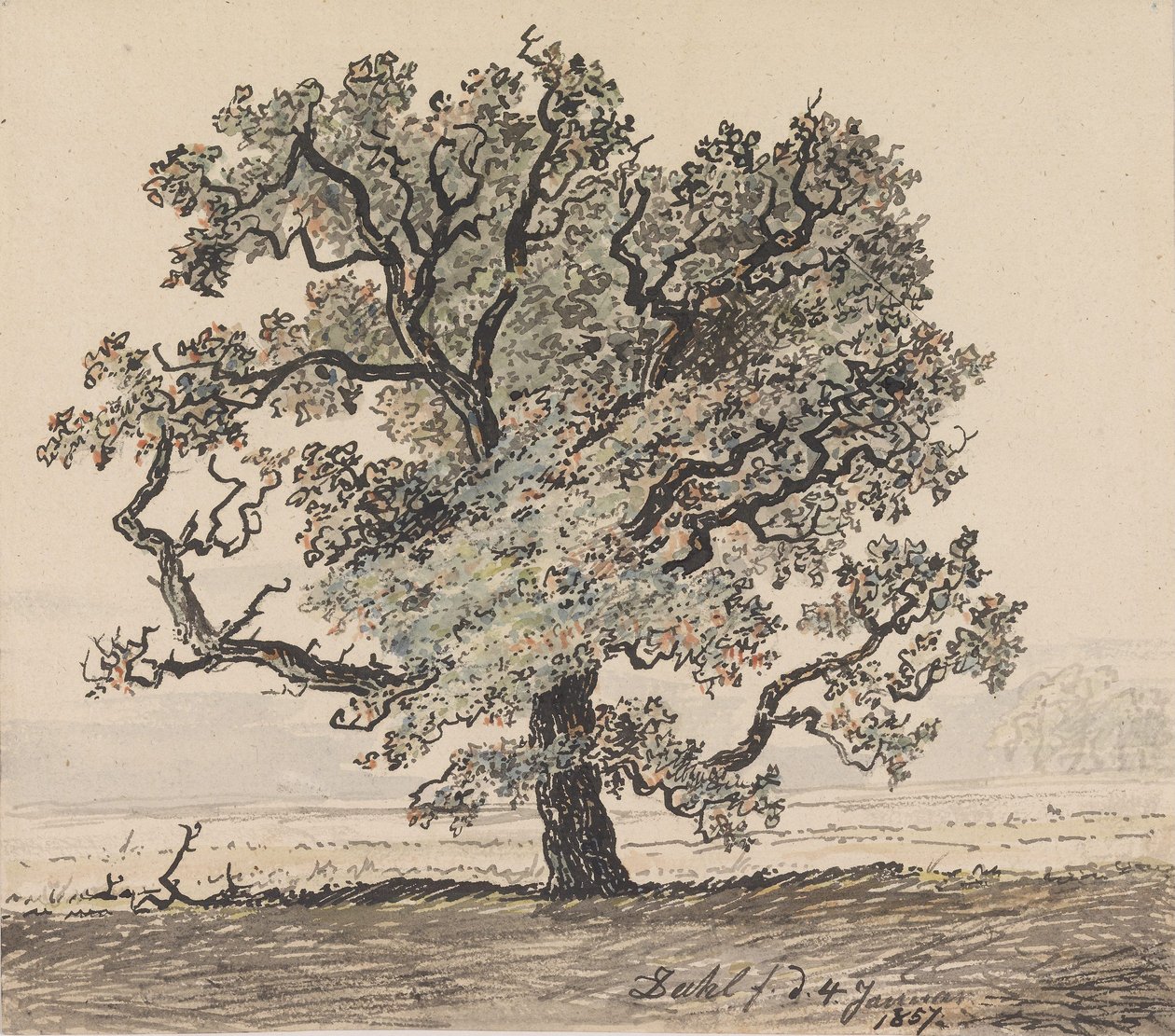 Garen op de vlakte door Johan Christian Dahl