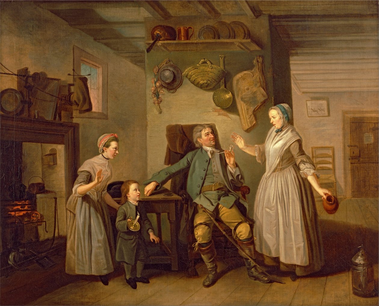 David Garrick en Mary Bradshaw in David Garrick