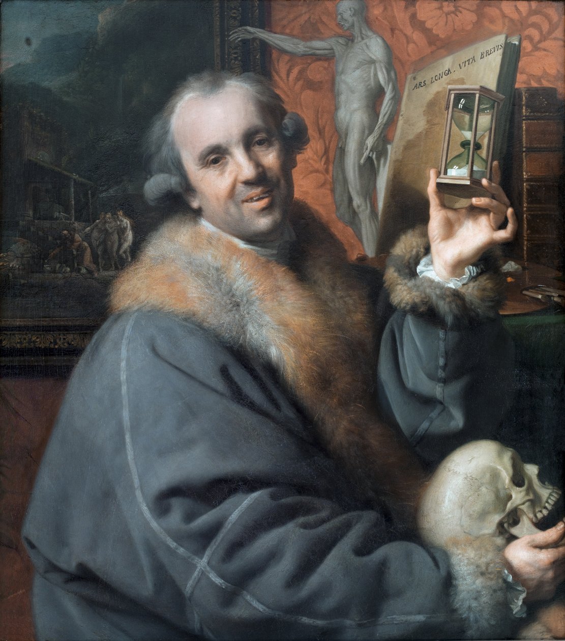Zelfportret, ca. 1776 door Johan Joseph Zoffany