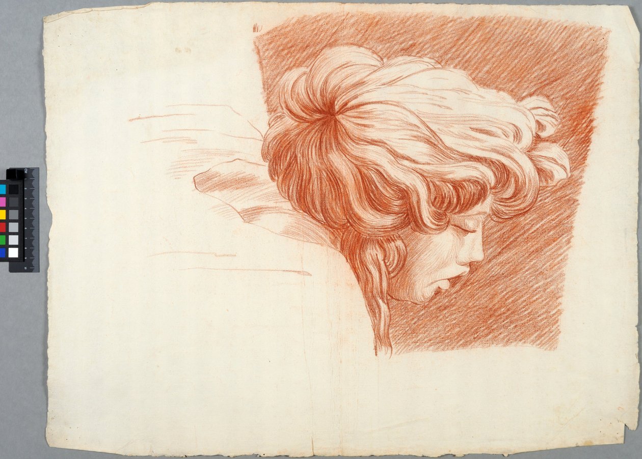 Akademiezeichnung (Detail) door Johan Tobias Sergel