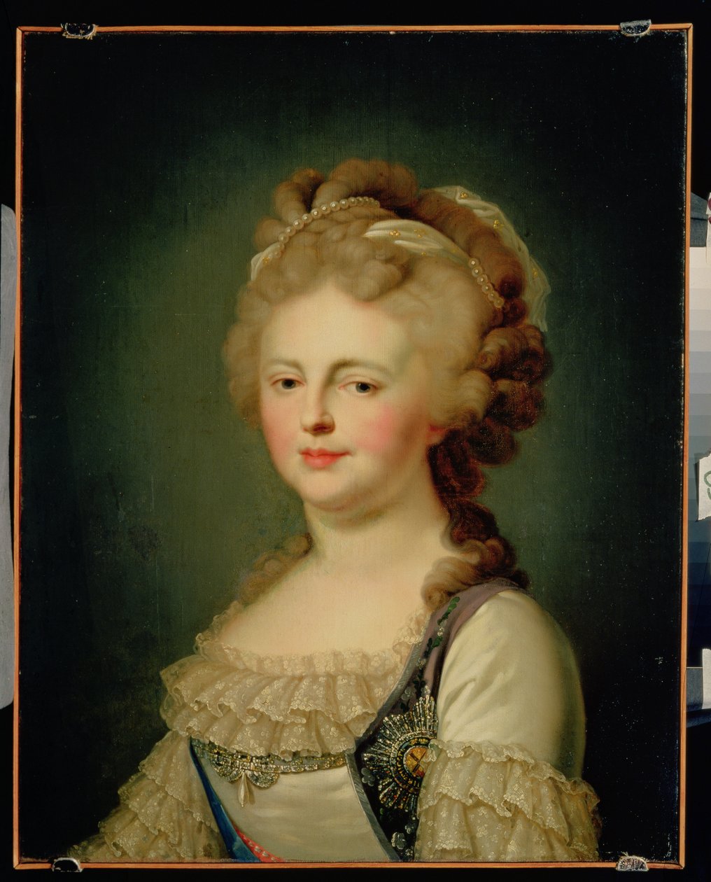 Portret van keizerin Maria Fjodorovna (1759-1828) door Johann Baptist Edler von Lampi