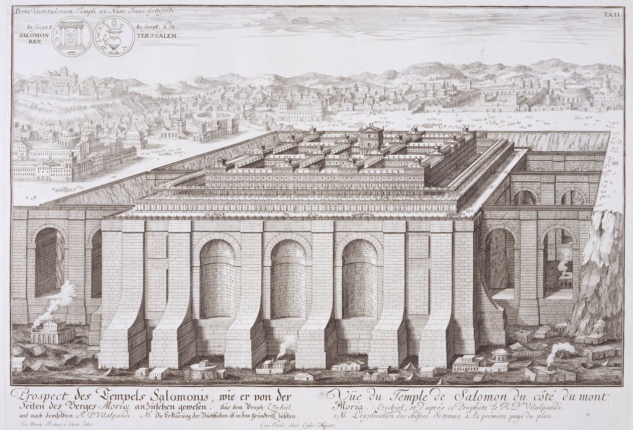 De Tempel van Salomo, Jeruzalem, uit 