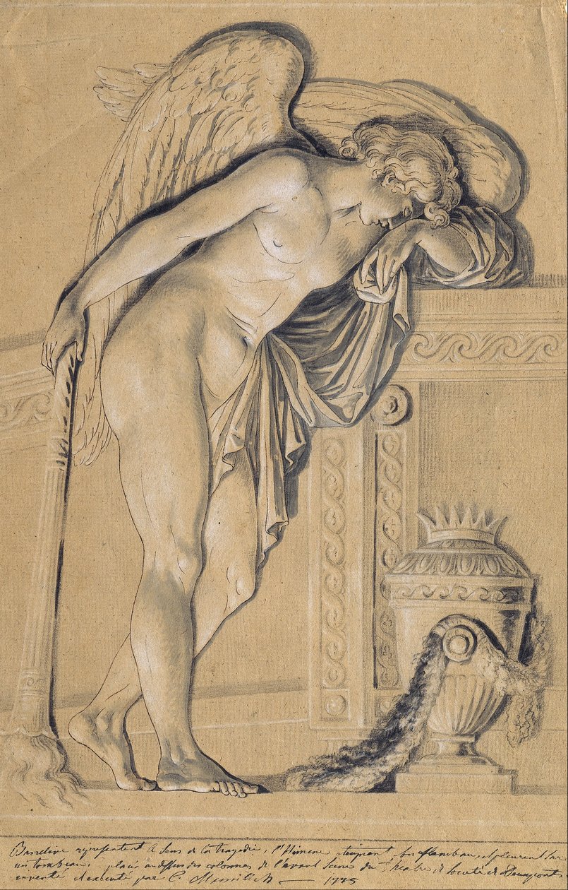 Hymen rouwend door Johann Christian von Mannlich