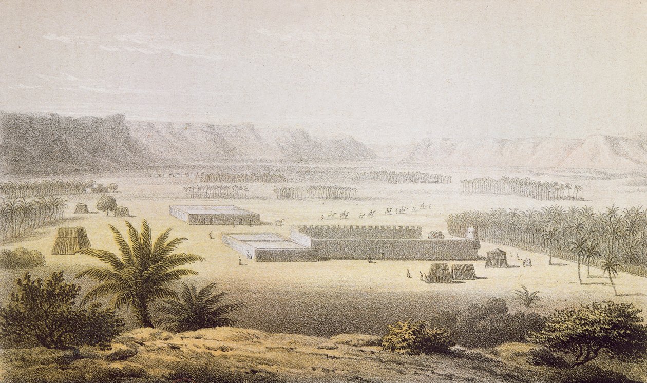 De Oase van Ghat en zijn Plantages in 1850, uit 