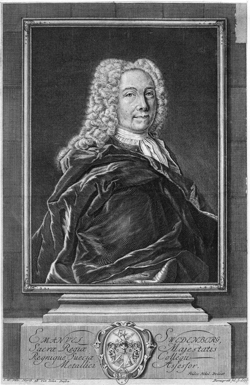 Emanuel Swedenborg (1688-1772) door Martin Bernigeroth
