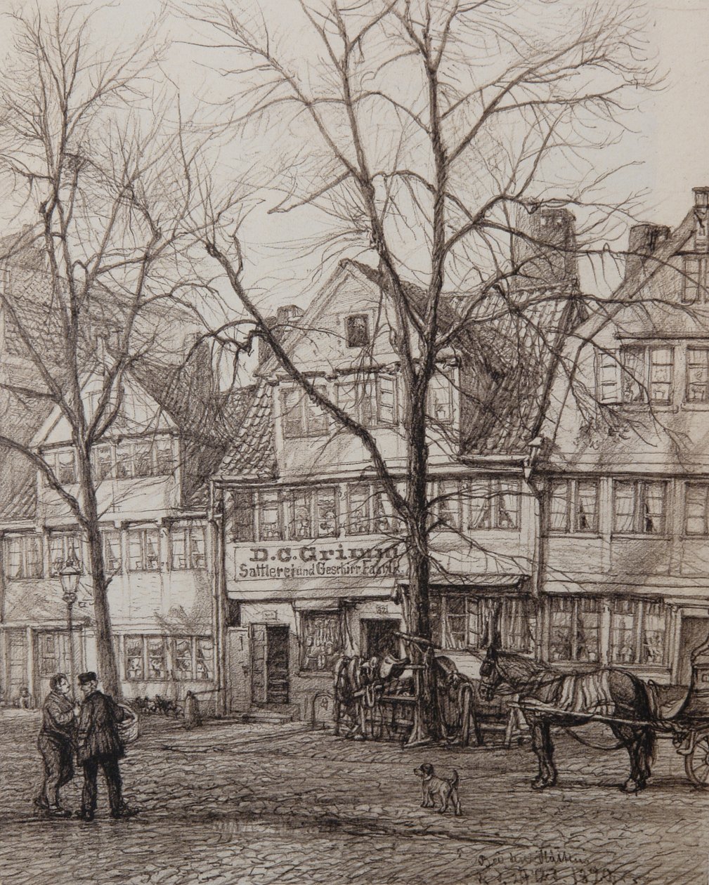 Momenten van een Stad door Johann Theobald Riefesell