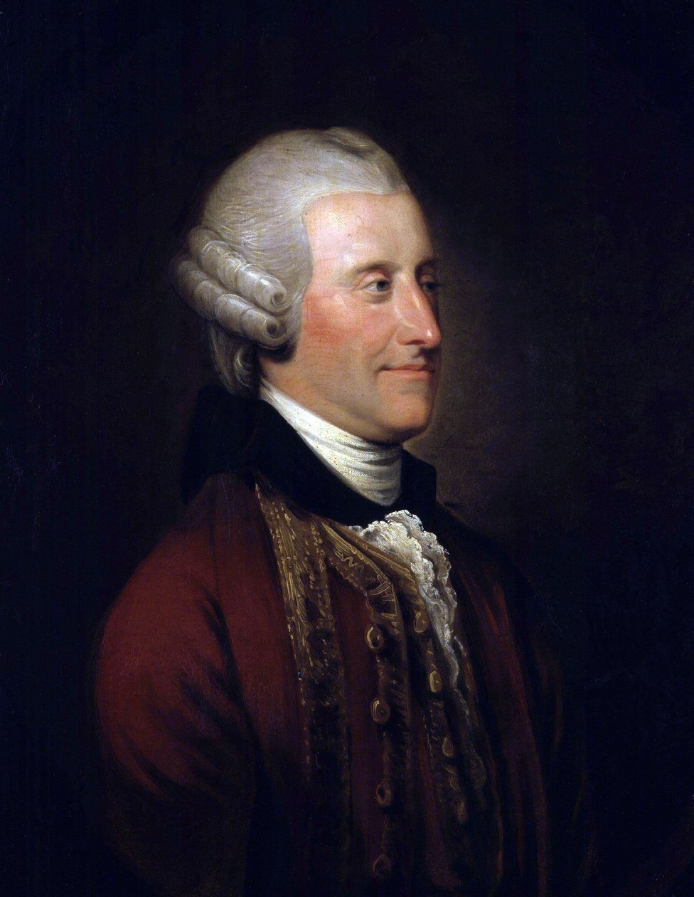 John Montagu, 4e Graaf van Sandwich, ca. 1764 door Johan Joseph Zoffany