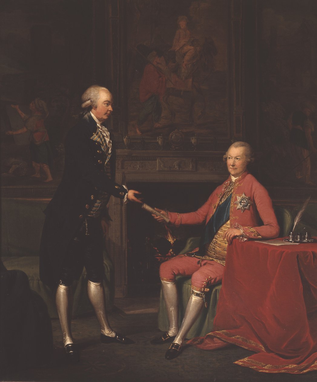 Portret van Hugh door Johann (circle of) Zoffany