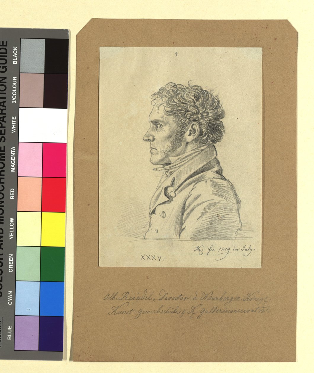 Albert Reindel (1784-1853), graveur door Johann Adam Klein