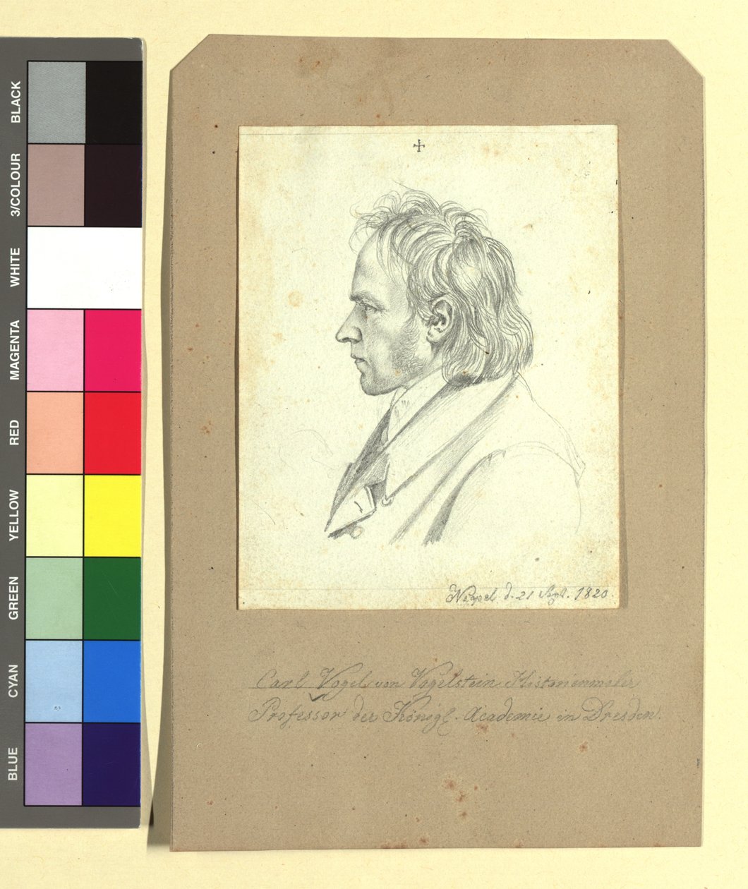 Carl Vogel von Vogelstein (1788-1868), schilder door Johann Adam Klein