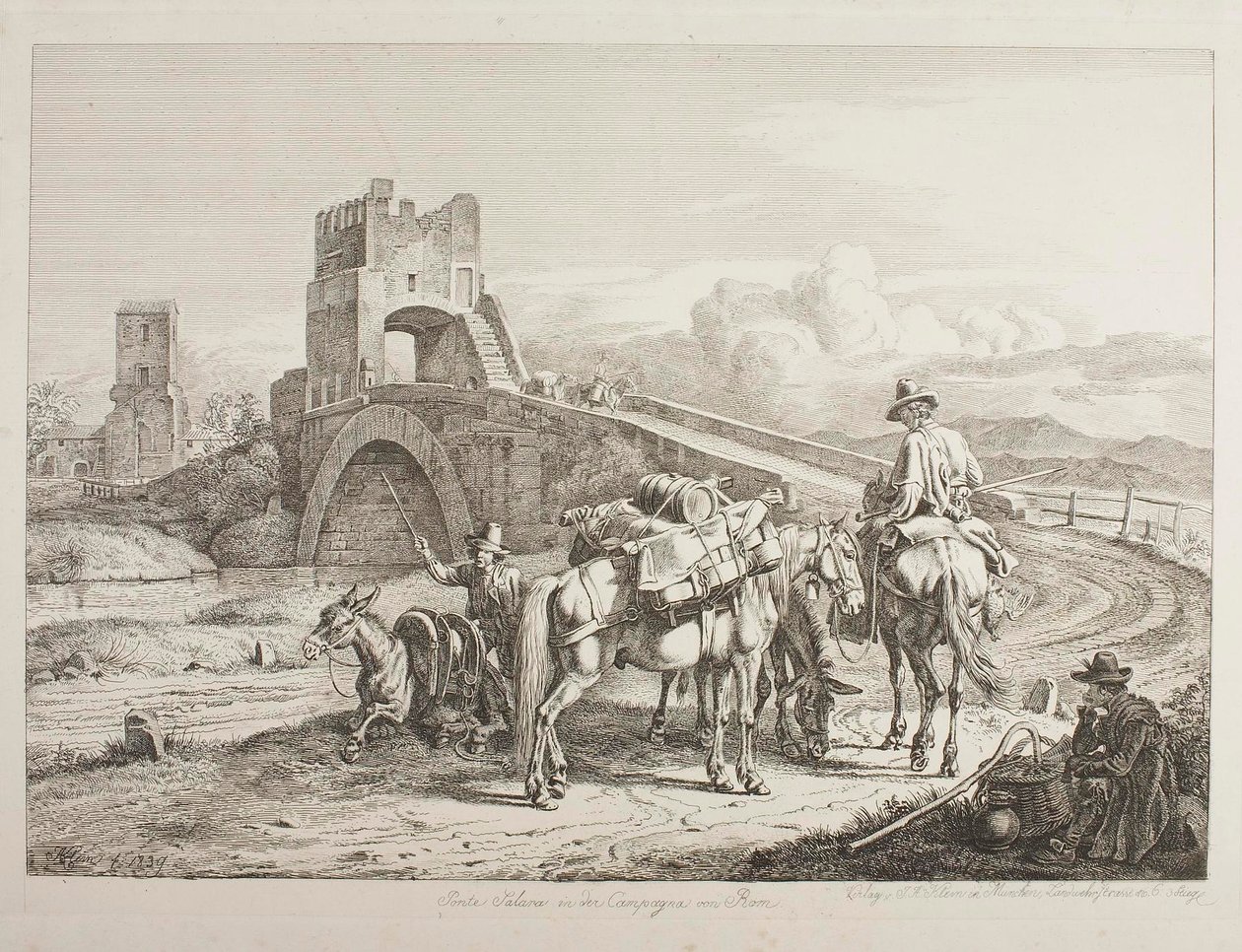 Zonder titel door Johann Adam Klein