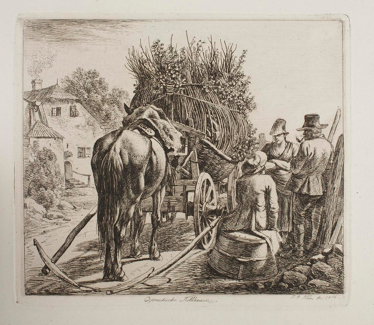 Nog zonder titel door Johann Adam Klein