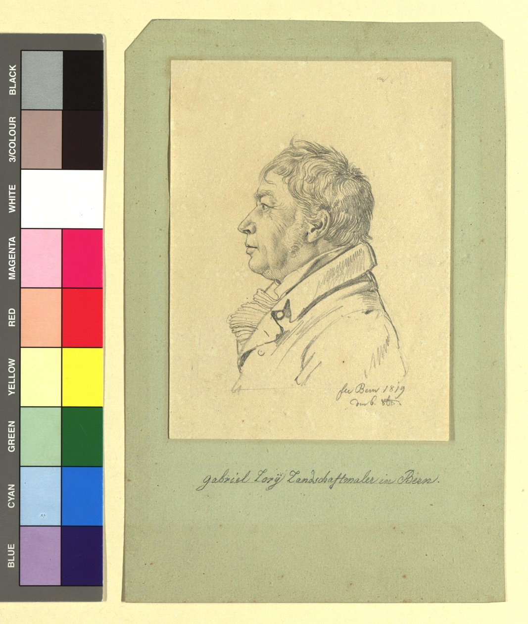 Gabriel Lory (1763-1840), schilder door Johann Adam Klein