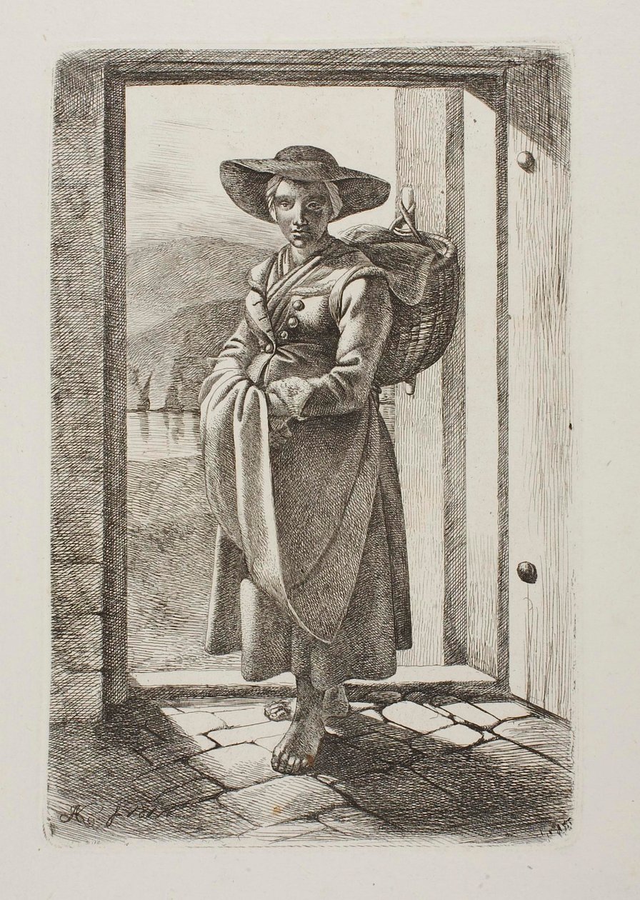 Hongaarse bedelaar door Johann Adam Klein