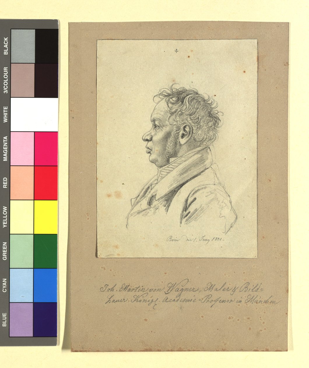 Johann Martin von Wagner (1777-1868), schilder door Johann Adam Klein