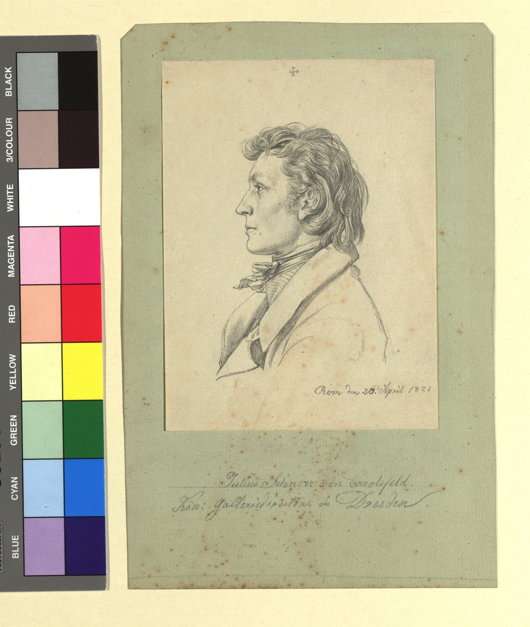 Julius Schnorr von Carolsfeld (1794-1872), schilder door Johann Adam Klein