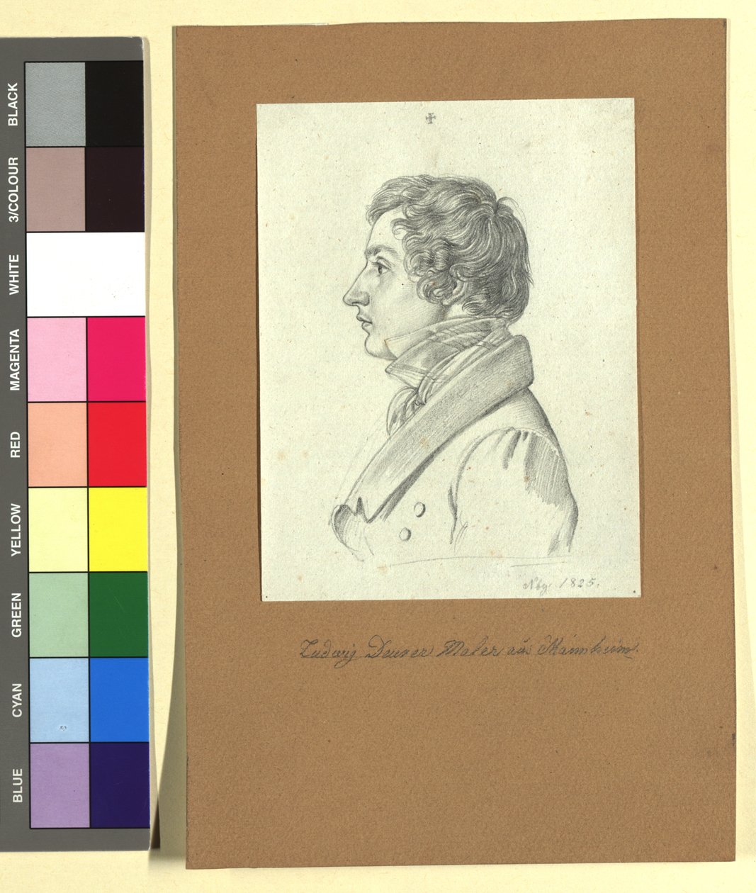 Ludwig Deurer (1806-1847), schilder door Johann Adam Klein