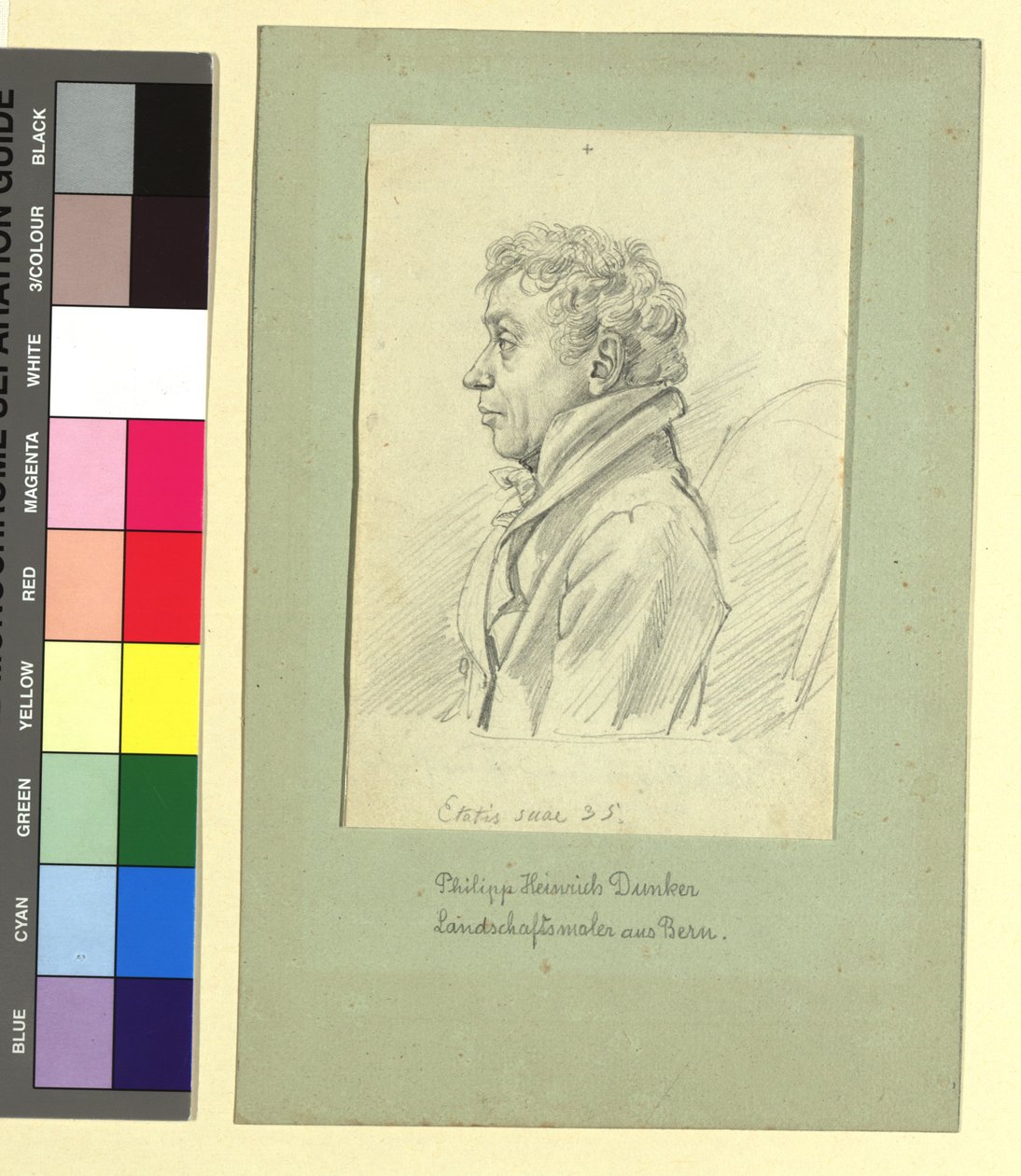 Philipp Heinrich Dunker (1779-1836), schilder door Johann Adam Klein