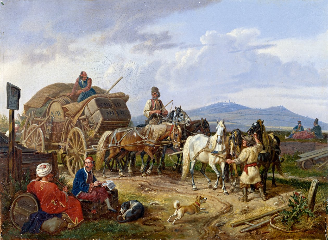 Walachijse vrachtwagen door Johann Adam Klein
