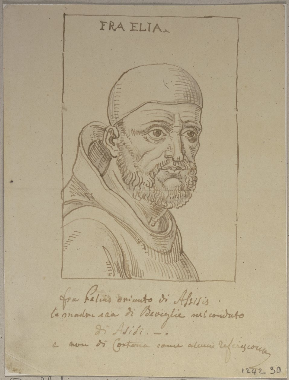 Uit: Verzameling van schetsen en doortekeningen, deel 2, blad 111 door Johann Anton Ramboux