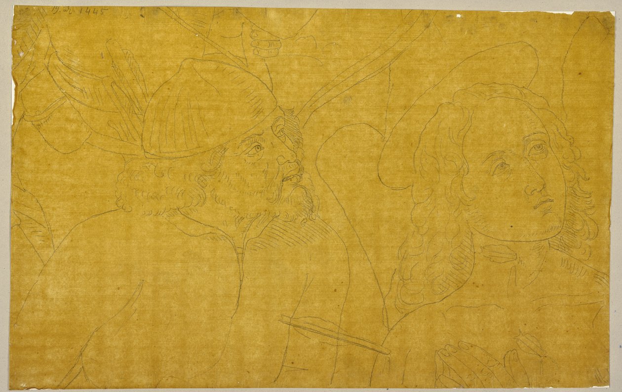 Aus: Sammlung von Umrissen und Durchzeichnungen, Band 7, Blatt 67 door Johann Anton Ramboux