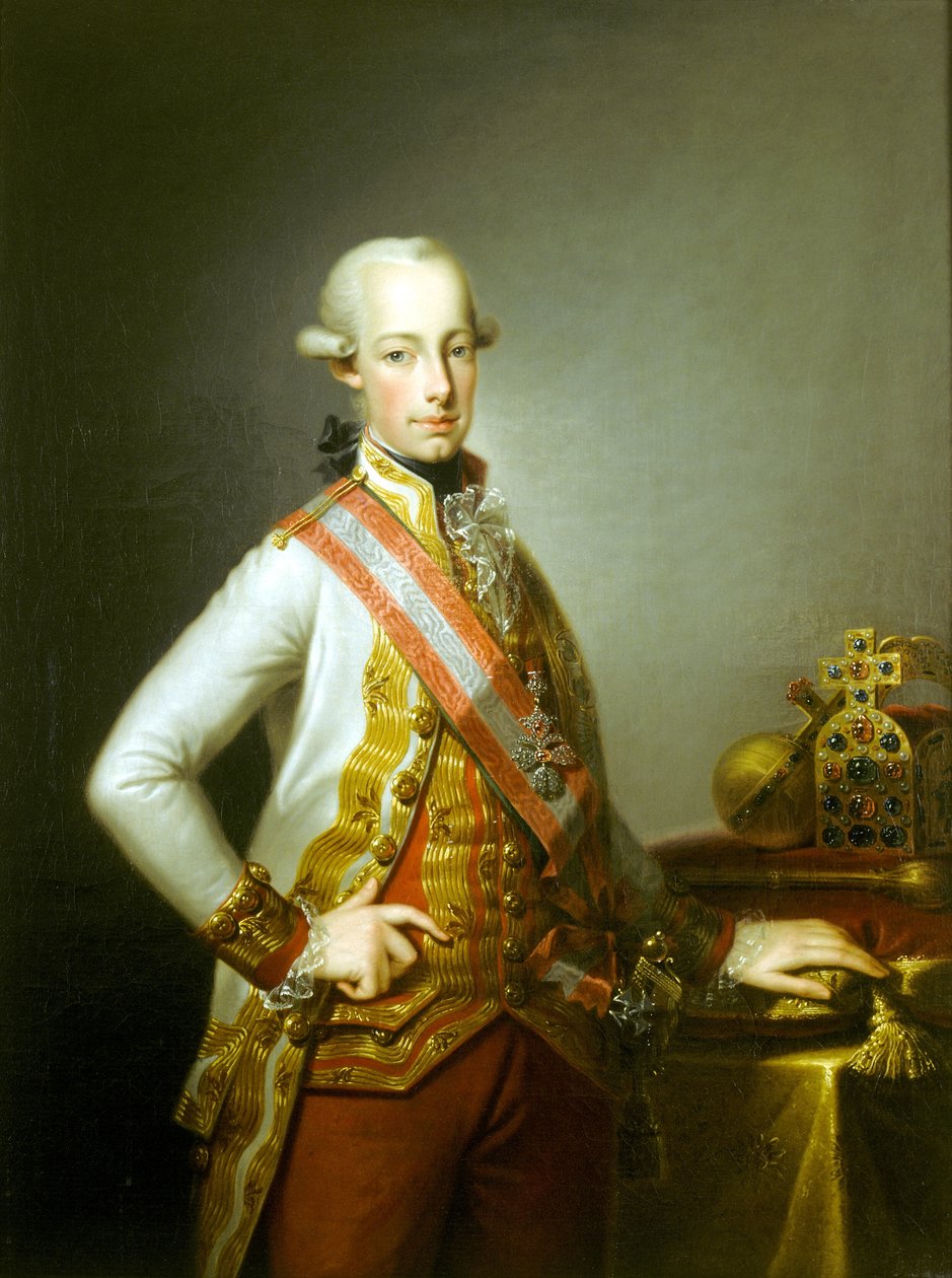 Lampi - Keizer Frans II - Moravische Galerij door Johann Baptist von Lampi the Elder