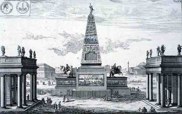 Obelisk gewijd aan Marcus Aurelius Antoninus en Lucius Aurelius Verus, Griekenland, uit 