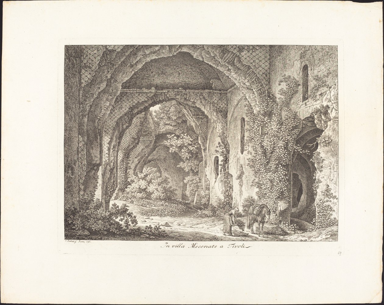 In Villa Mecenate door Johann Christian Reinhart