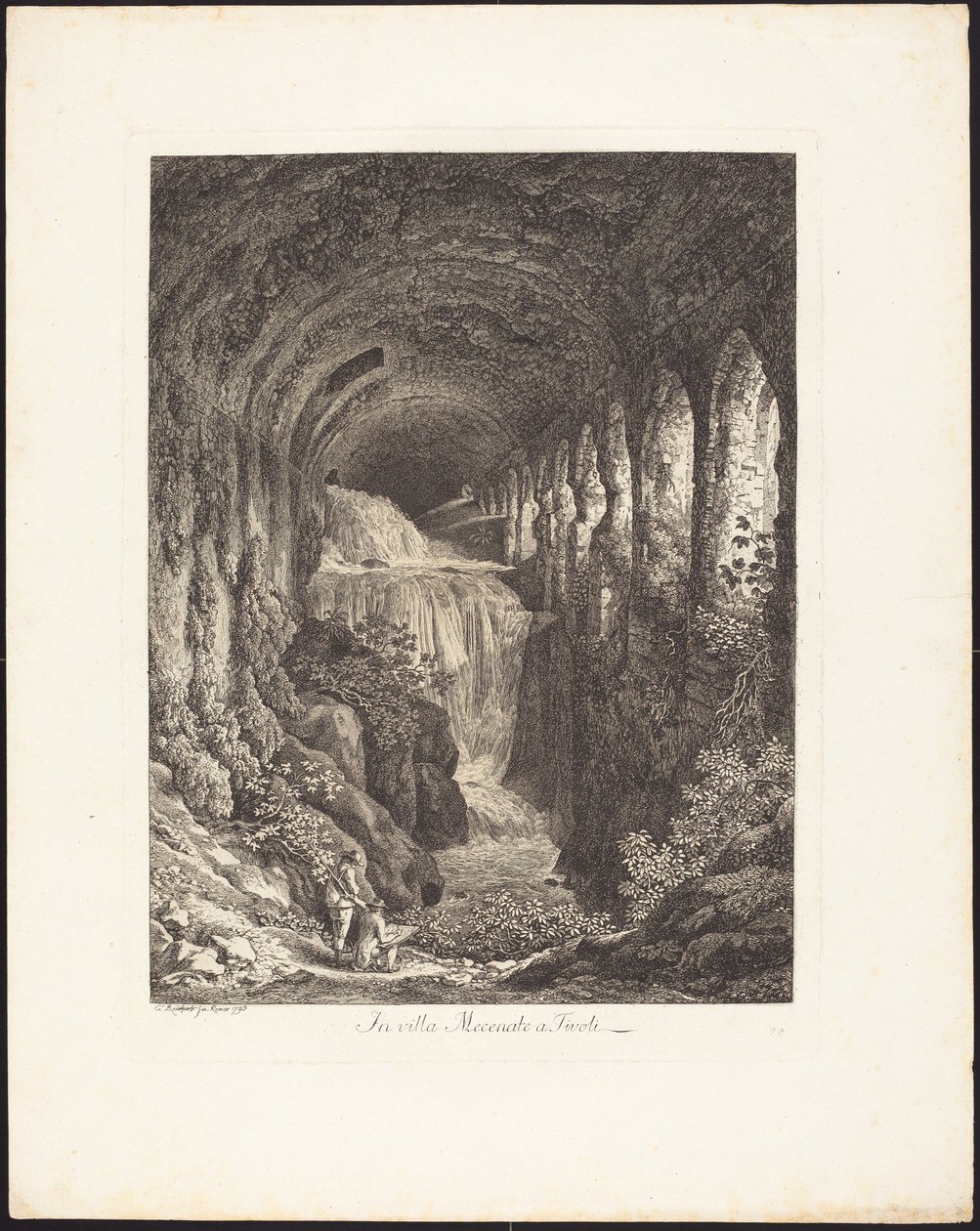 In Villa Mecenate door Johann Christian Reinhart