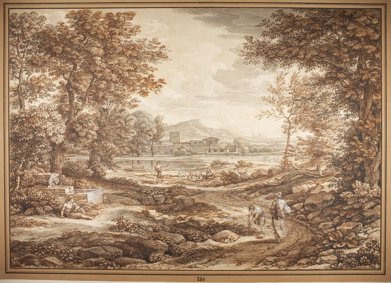 Beelden uit de Romeinse Campagna, Torre del Quinto door Johann Christian Reinhart