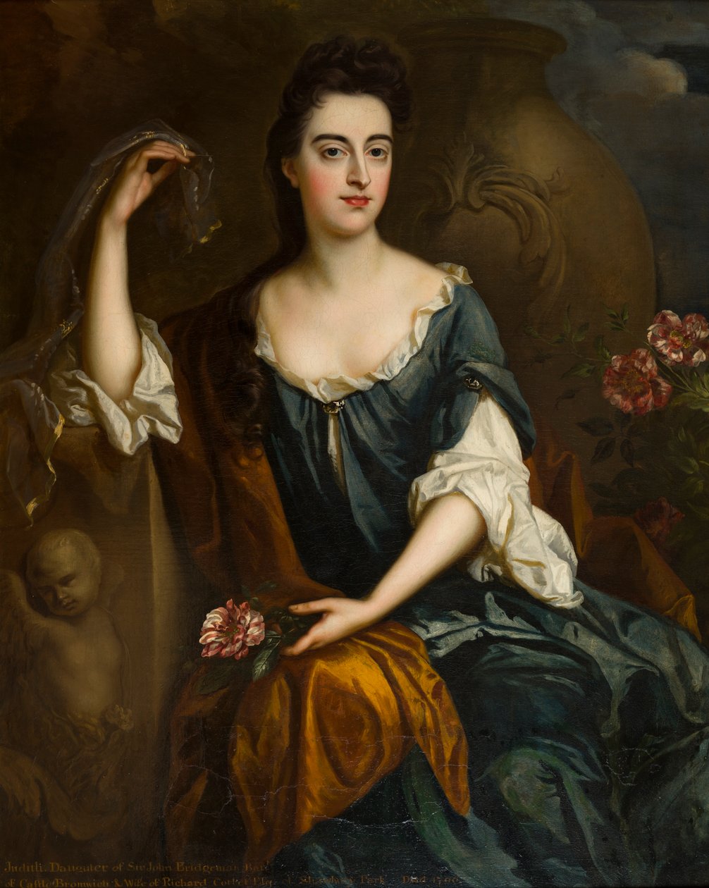 Portret van mevrouw Judith Corbet door Johann Closterman