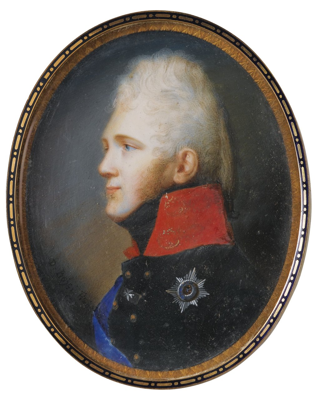 Portret van Keizer Alexander I 1777-1825 door Johann Dominik Bossi
