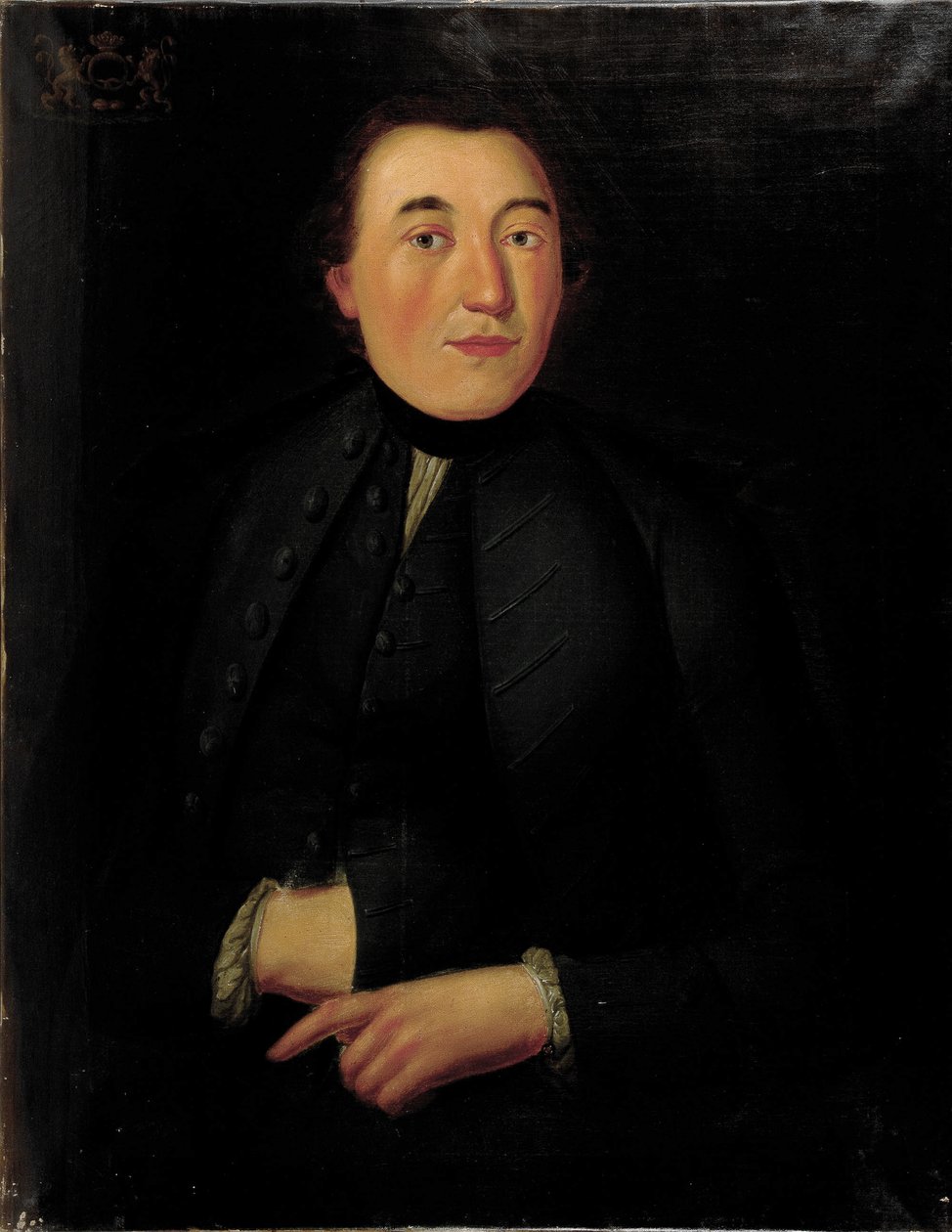 Johann Eberhard Ihle Portret van Josenhans Johannes 1779 door Johann Eberhard Ihle
