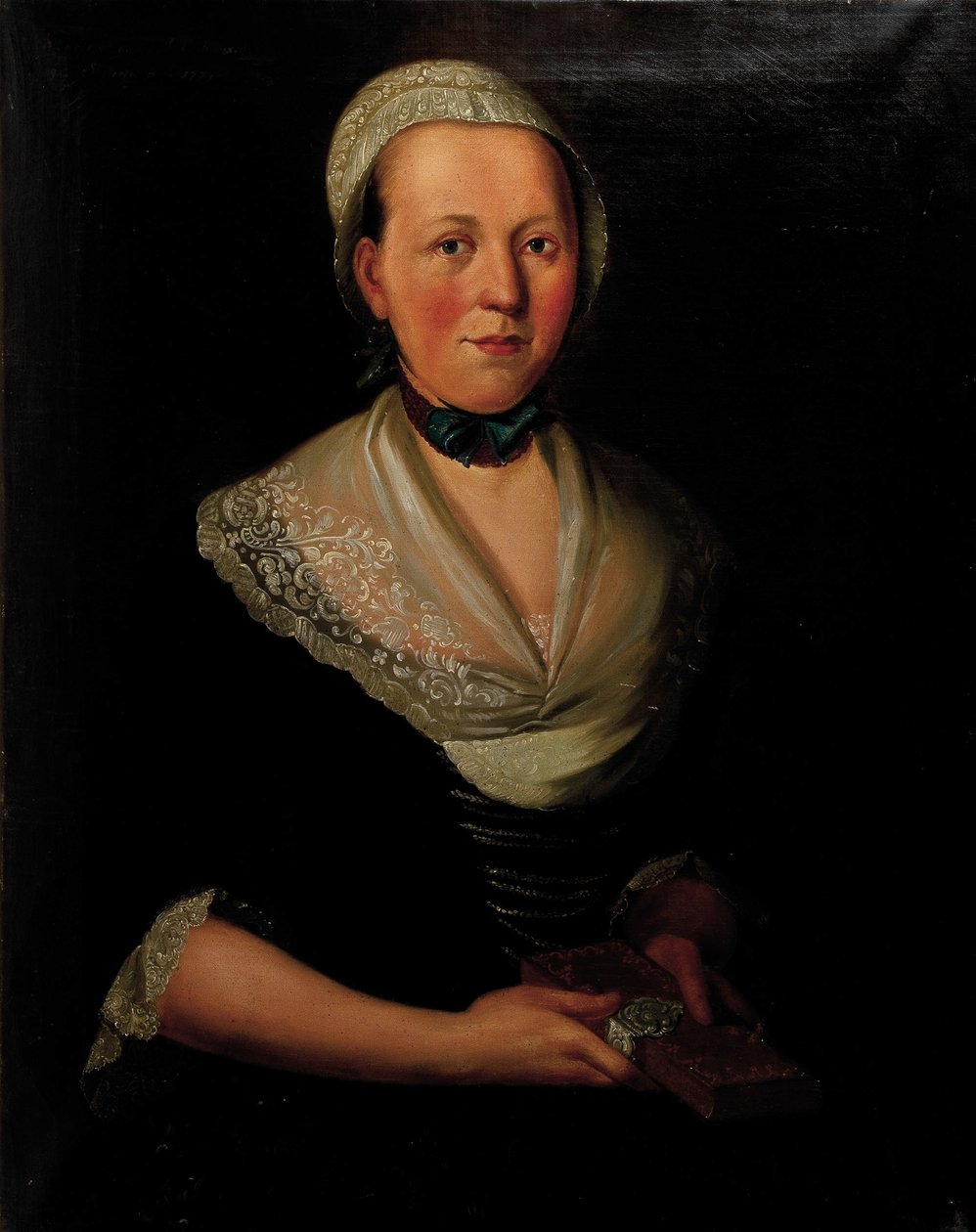 Johann Eberhard Ihle Portret van Josenhans Marie Agatha 1779 door Johann Eberhard Ihle