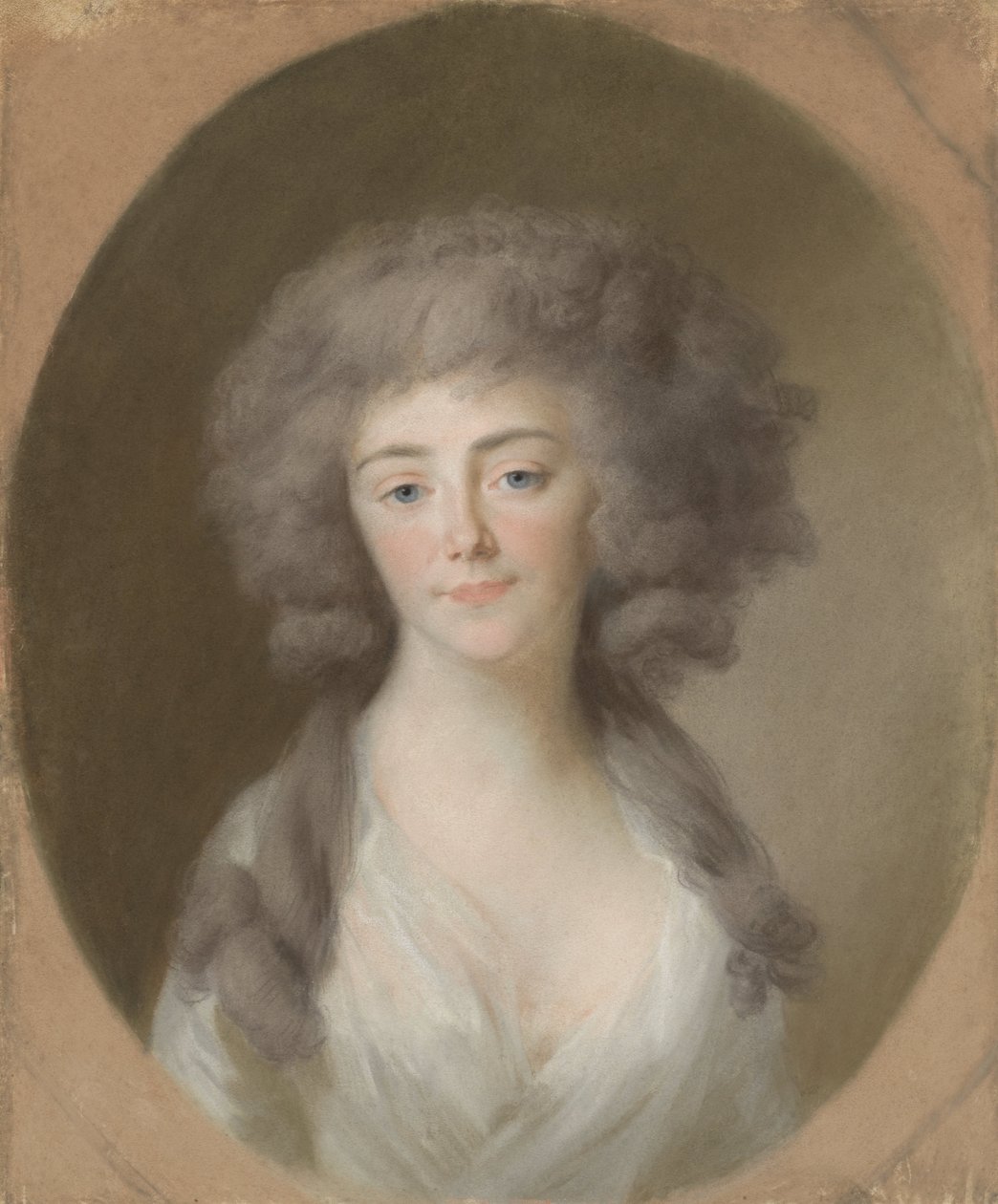 Louisa Isabella Alexandrina Augusta von Kirchberg (1772-1827), echtgenote van Frederik Willem, vorst van Nassau-Weilburg, en schoonzuster van Augusta Maria Carolina van Nassau-Weilburg door Johann Friedrich August Tischbein