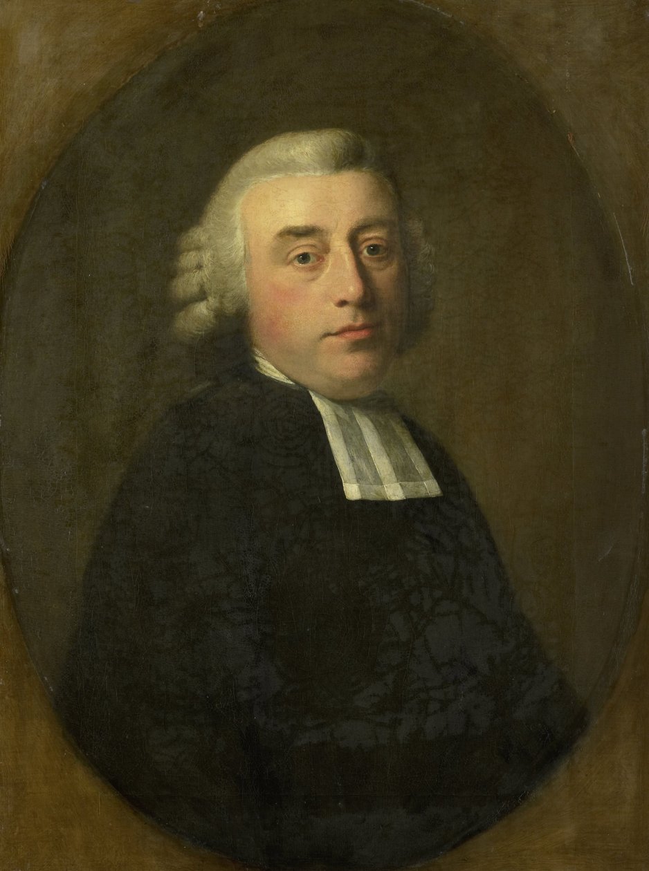 Portret van Antonius Kuyper, predikant in Amsterdam door Johann Friedrich August Tischbein