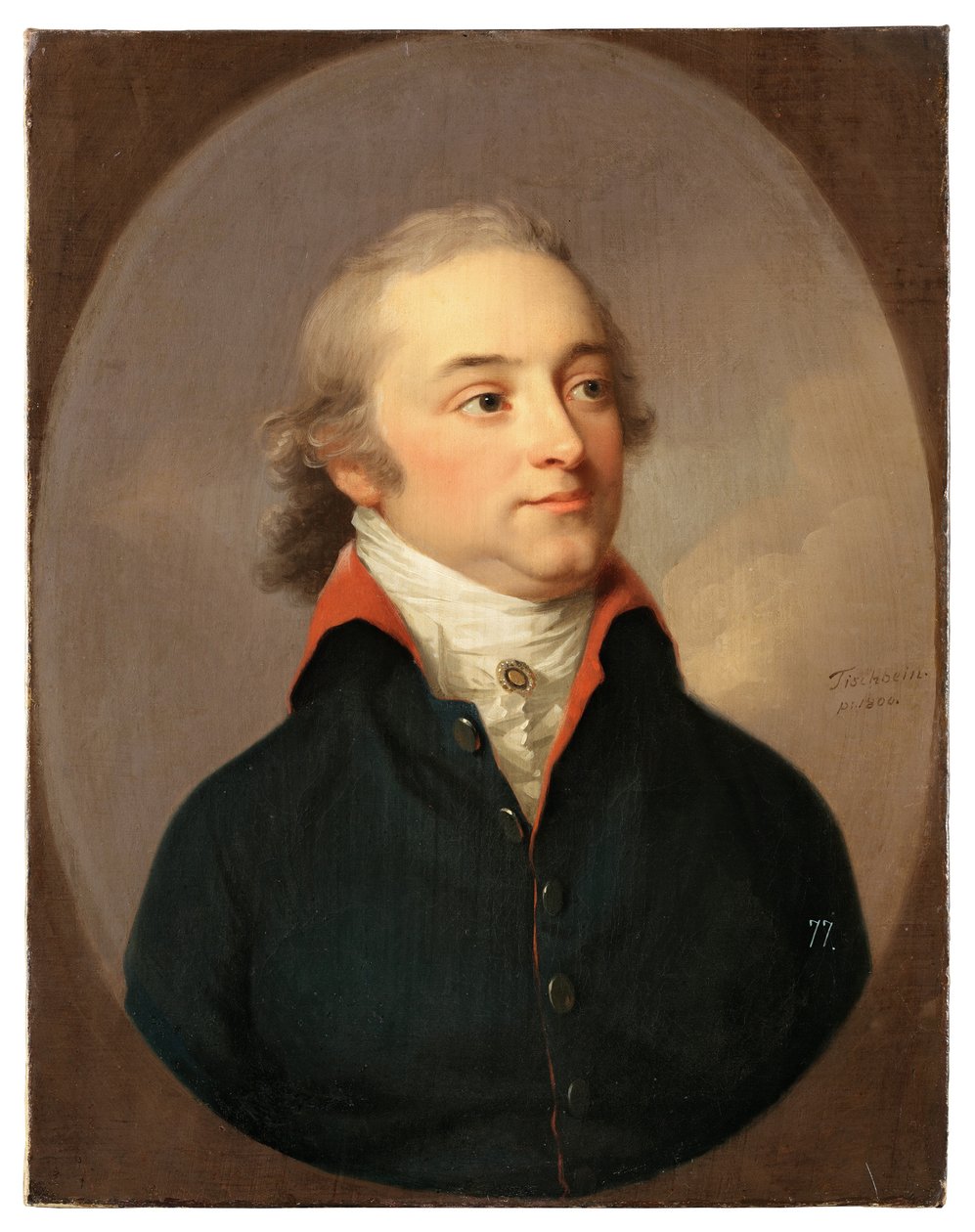 Portret van Friedrich Karl Ludwig, Hertog van Sleeswijk-Holstein-Sonderburg-Beck 1757-1816, 1800 door Johann Friedrich August Tischbein