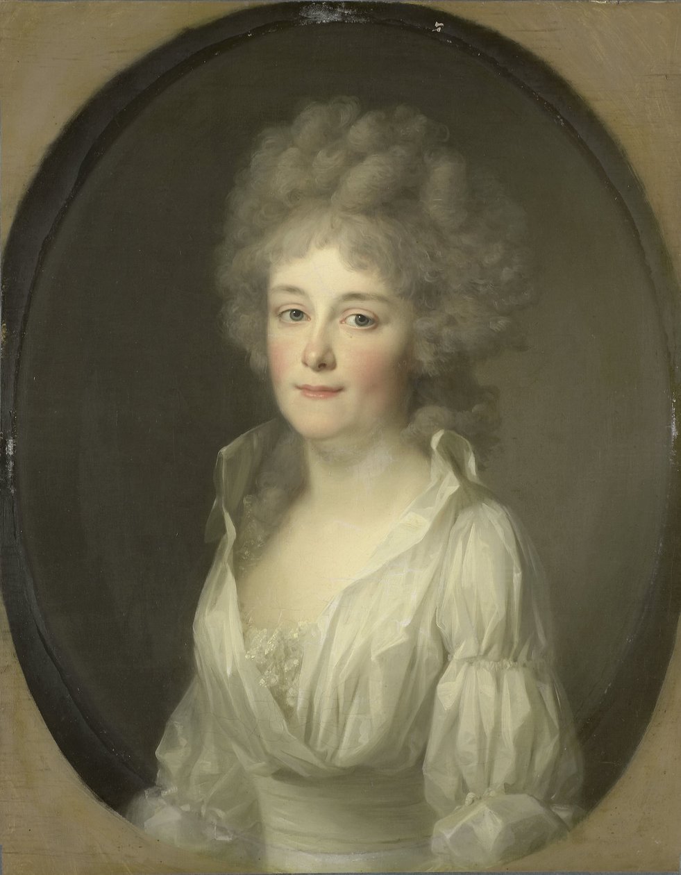 Portret van Johanna Ferdinanda van Collen, vrouw van Salomon Rendorp door Johann Friedrich August Tischbein