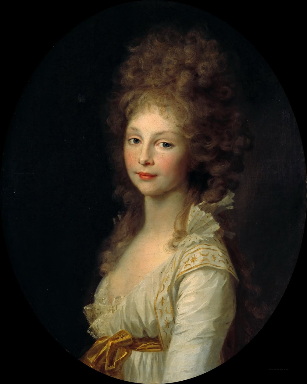Prinses Frederica Charlotte van Pruisen door Johann Friedrich August Tischbein