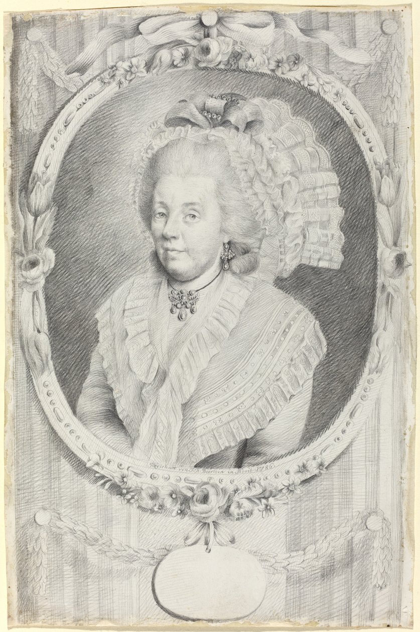 Frau Gottfried von Herder door Johann Friedrich Bierlein