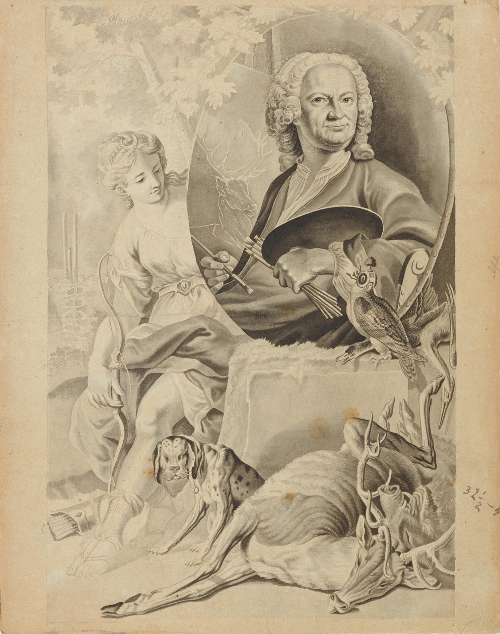 Frontispiz door Johann Georg Bergmuller
