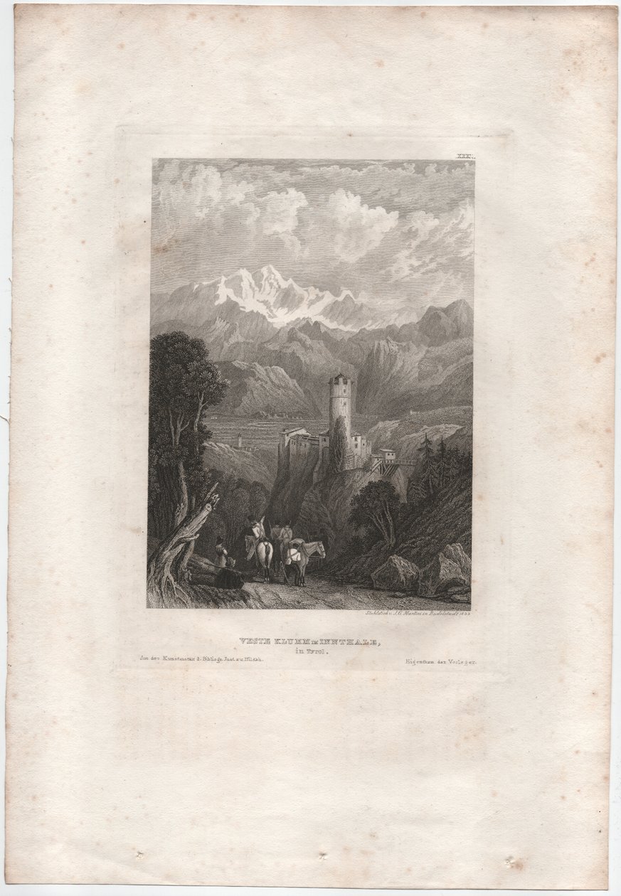 Fort Klumm im Innthale door Johann Georg Martini