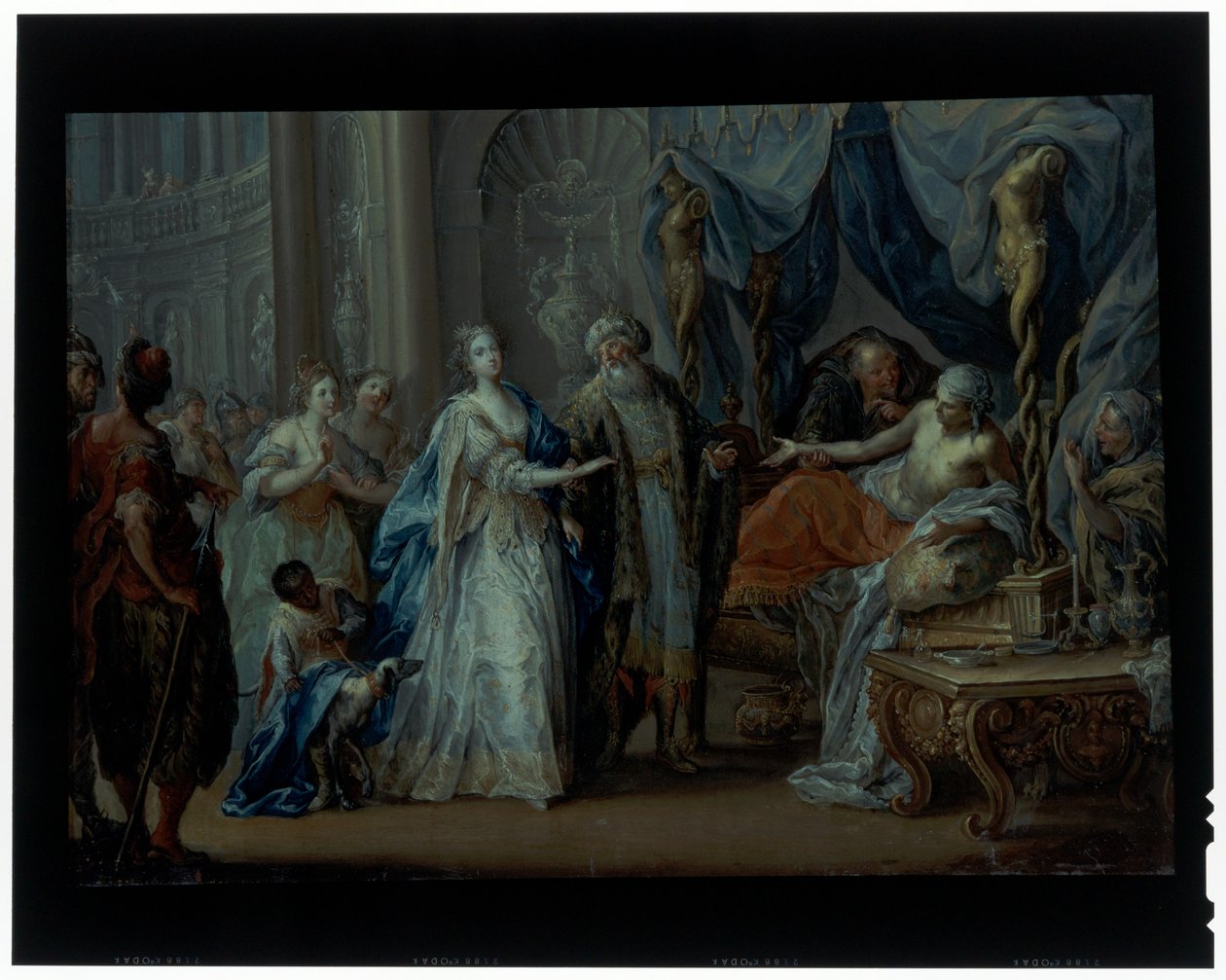 Antiochus en Stratonike door Johann Georg Platzer